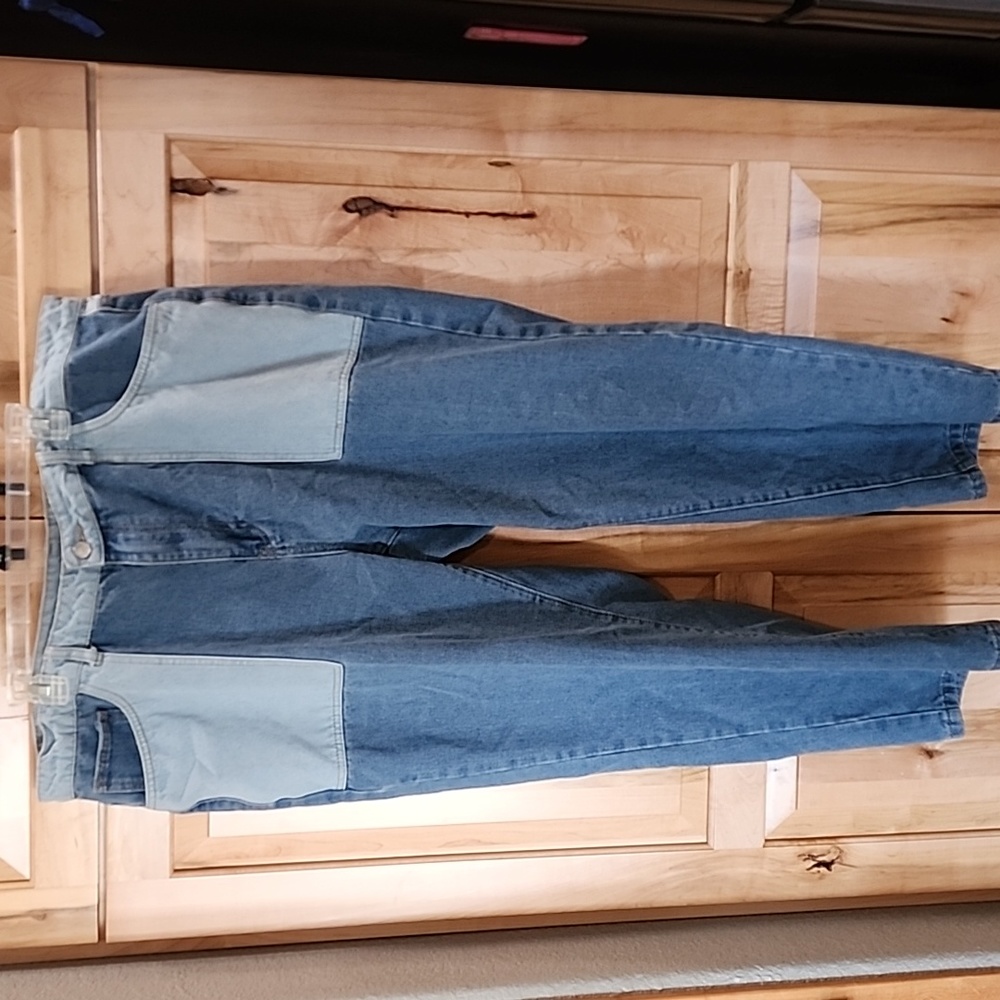 Shein Straight leg Medium wash Jeans